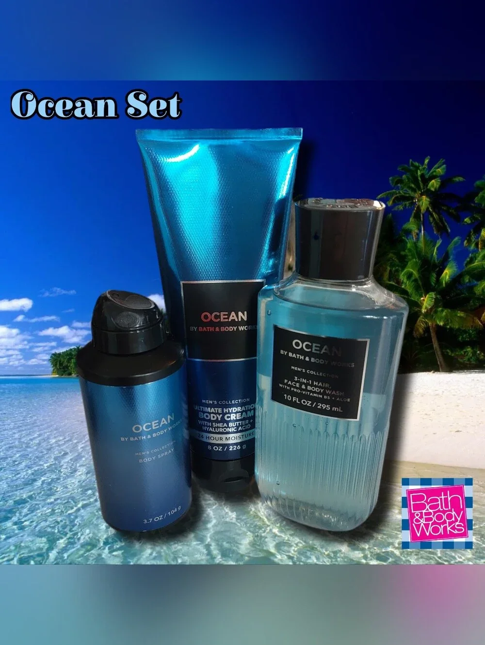 Bath & Body Works - Ocean - Men’s Set